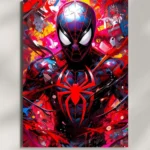 wall mounted amazing spiderman metal poster