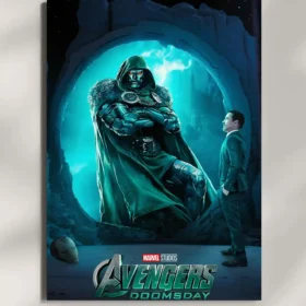 wall mounted avengers doomsday movie metal poster