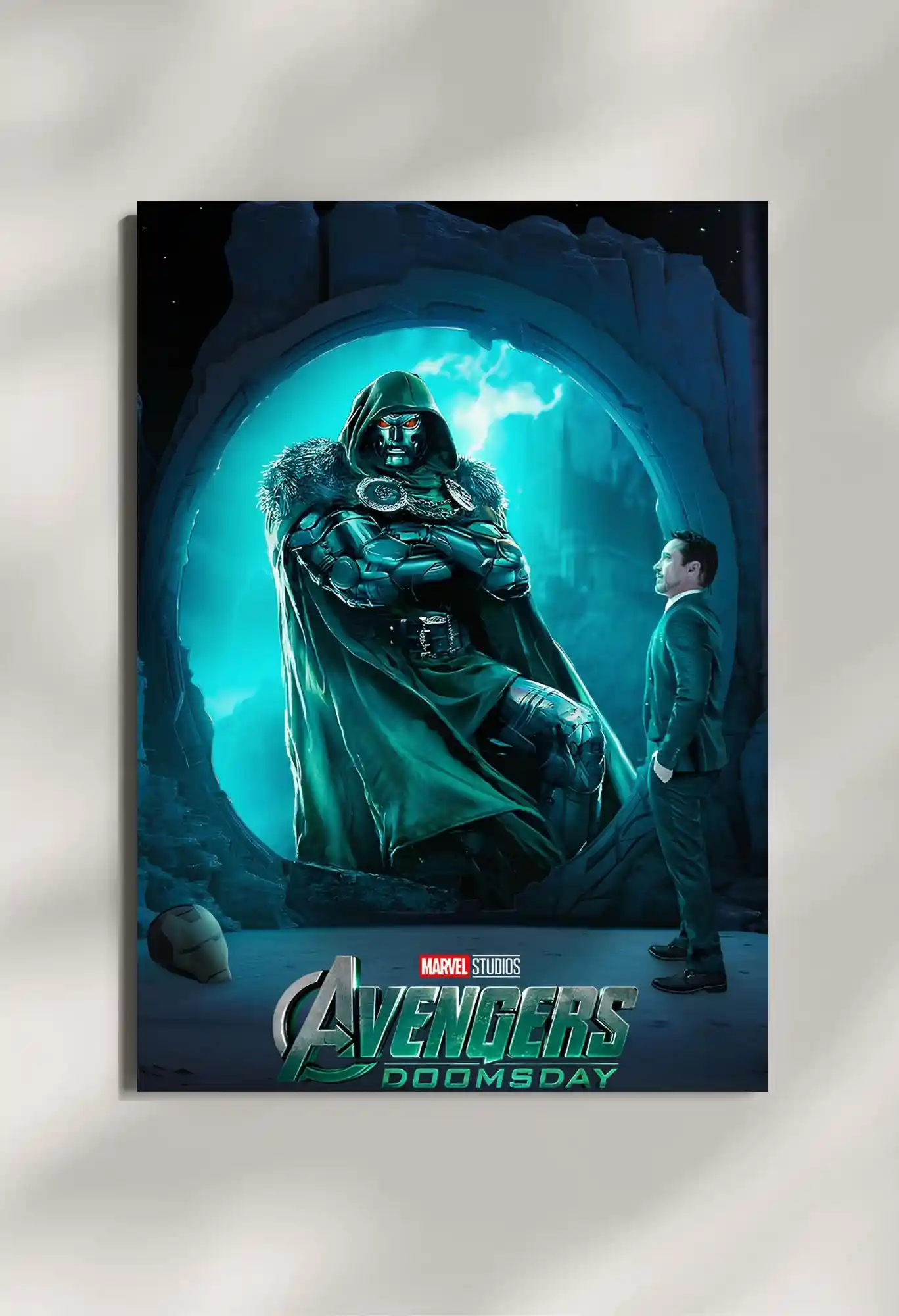 wall mounted avengers doomsday movie metal poster