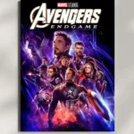 wall mounted avengers endgame movie metal poster