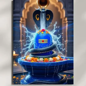 wall mounted bholanath metal poster