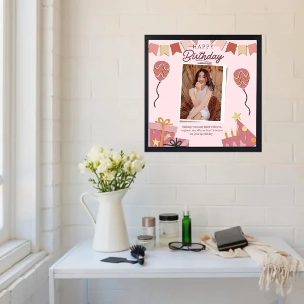 wall mounted birthday spark frame