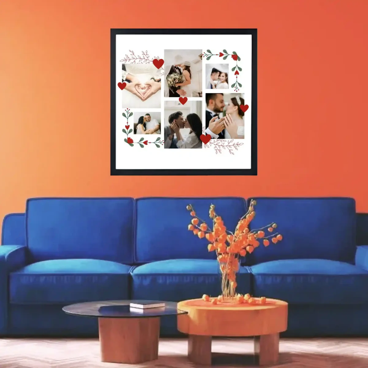 wall mounted blissful moments collage frame