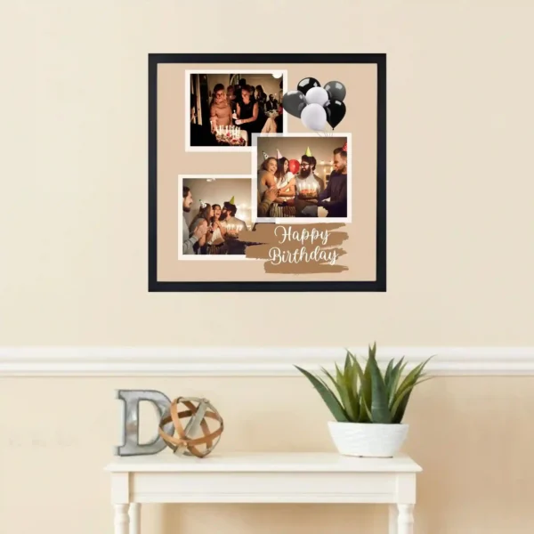 wall mounted celebrate & cheers frame