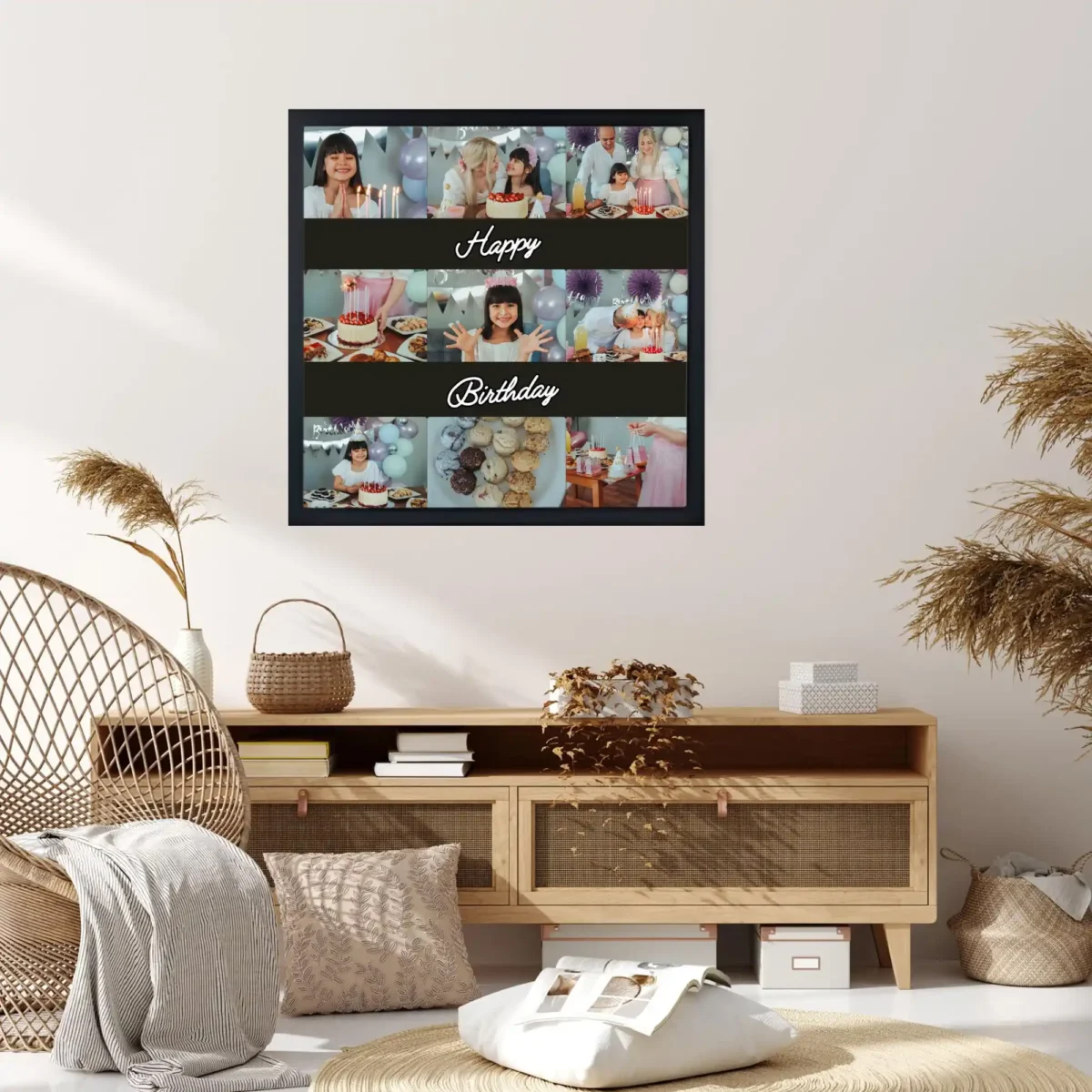 wall mounted celebration collage birthday frame
