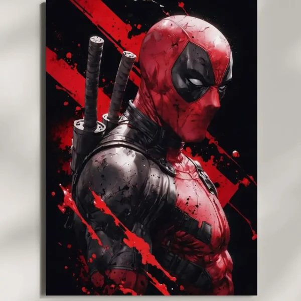 wall mounted daredevil metal poster