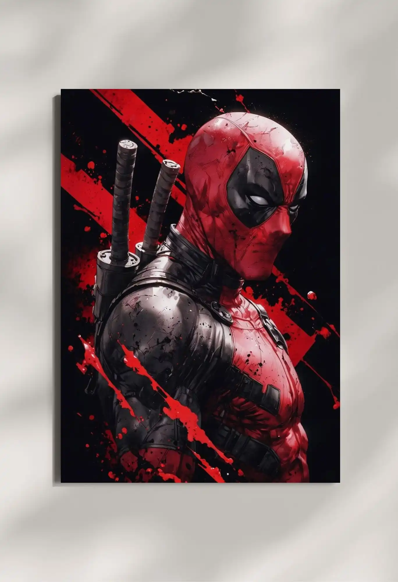 wall mounted daredevil metal poster