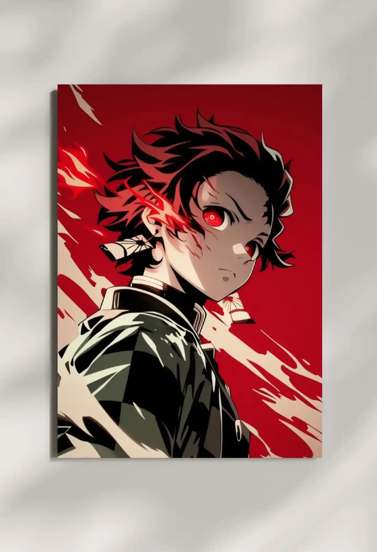 wall mounted demon slayer tanjiro kamado metal poster wall mounted demon slayer tanjiro kamado metal poster