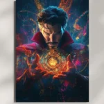 wall mounted doctor strange metal poster