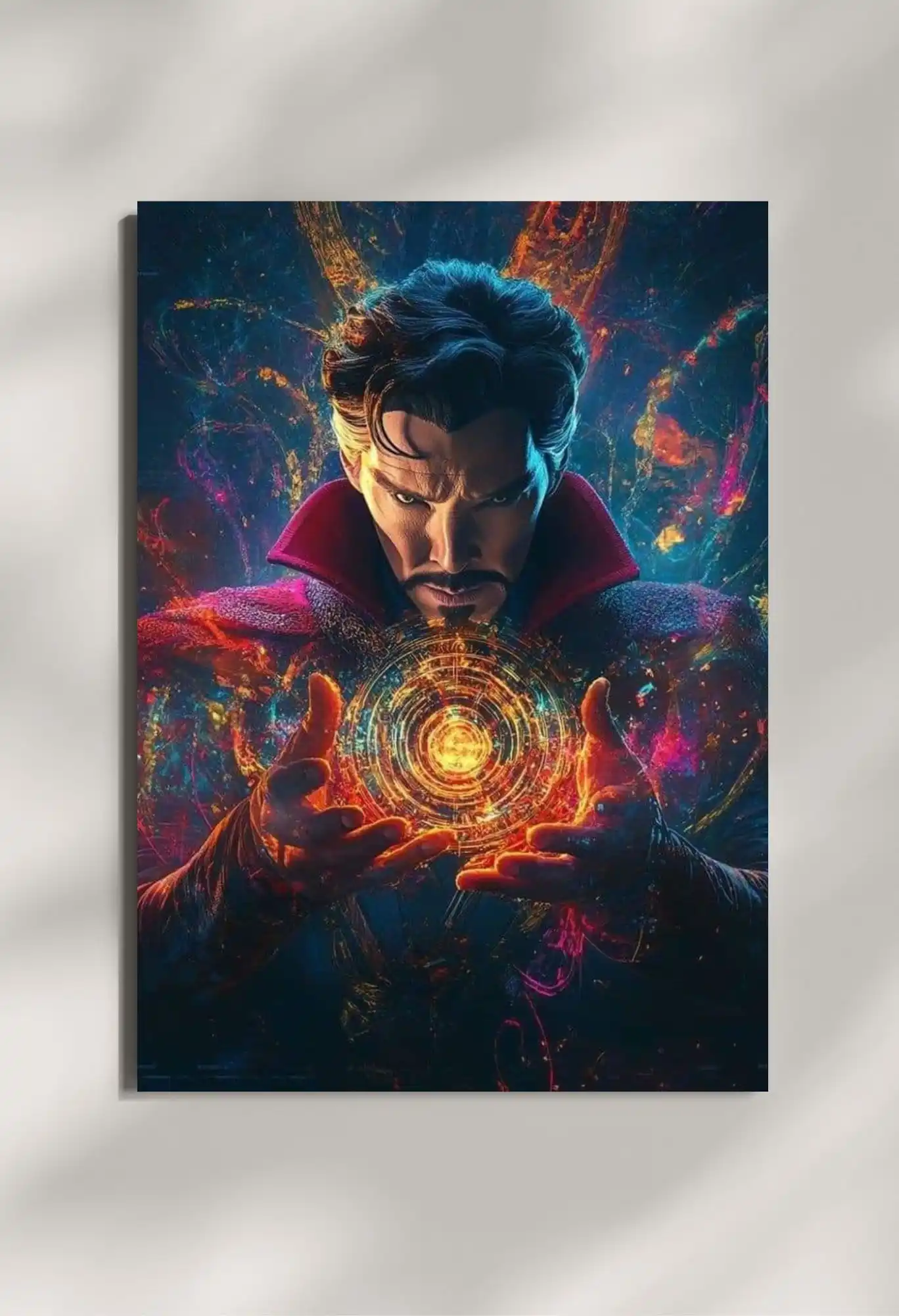 wall mounted doctor strange metal poster