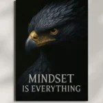 wall mounted eagle quote metal poster