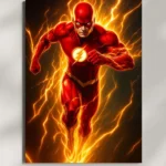 wall mounted flash metal poster