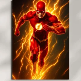 wall mounted flash metal poster