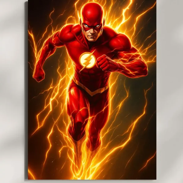 wall mounted flash metal poster