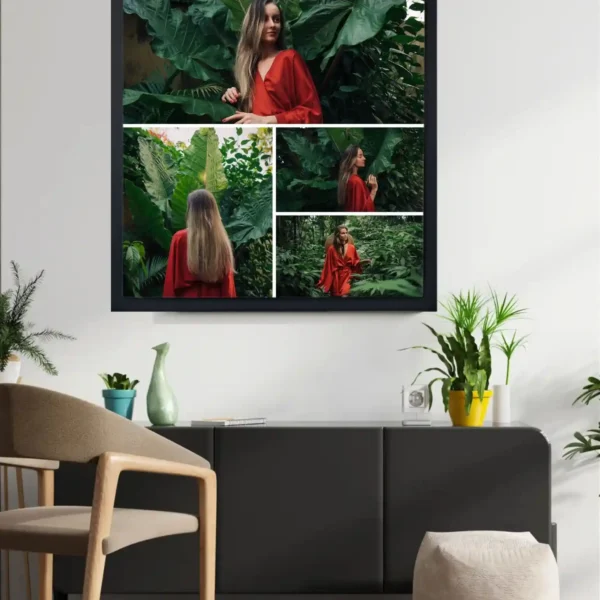 wall mounted flourishing beauty frame