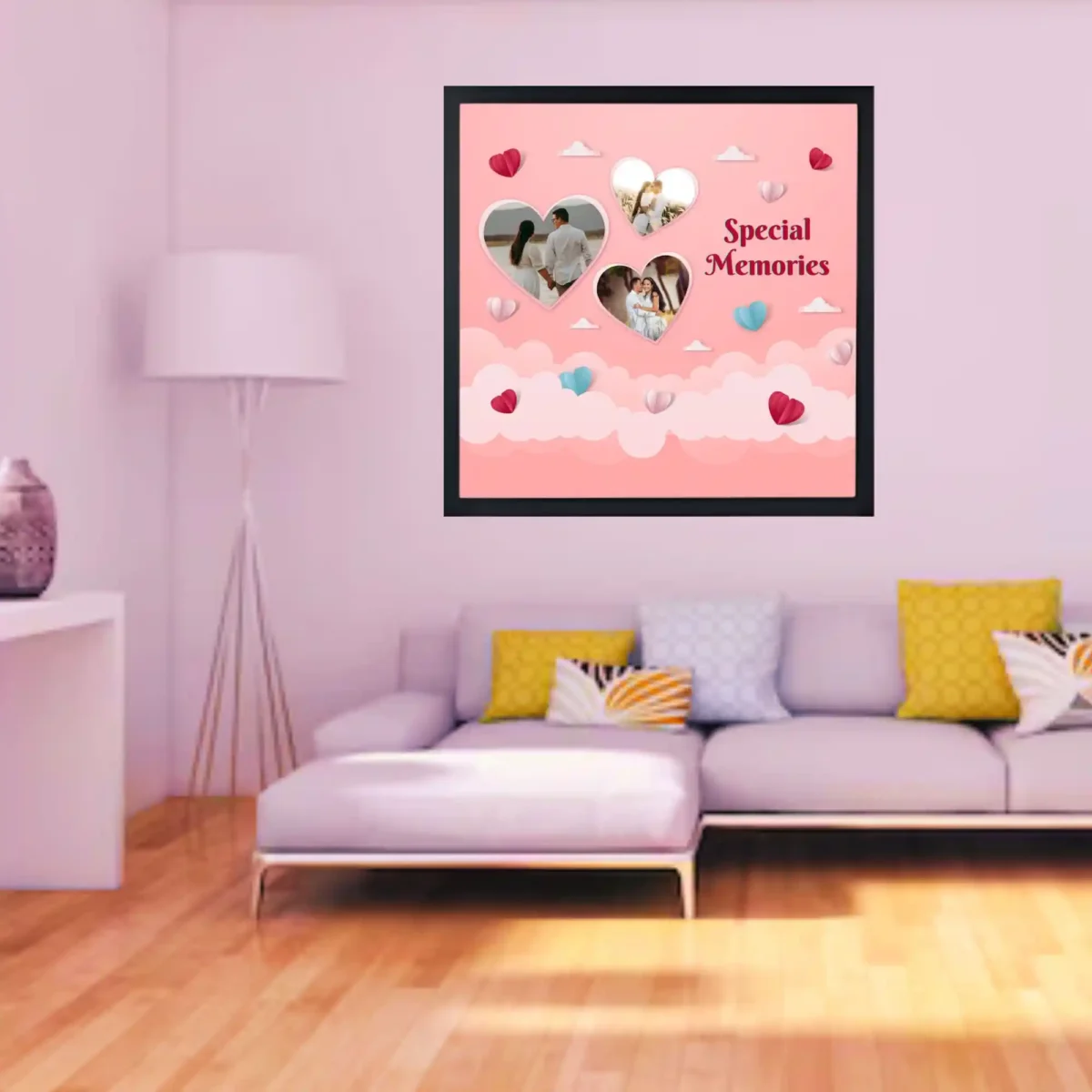 wall mounted forever in my heart frame