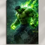 wall mounted hulk metal poster