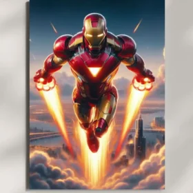 wall mounted iron man mark 85 metal poster