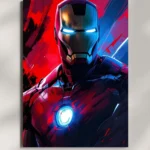 wall mounted iron man metal poster