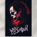wall mounted joker metal poster