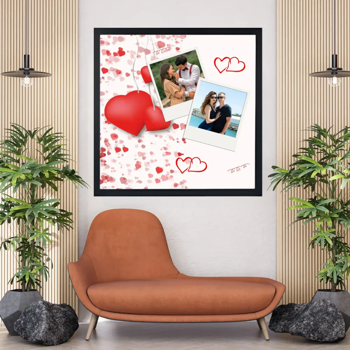 wall mounted love in the air frame