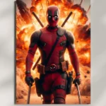 wall mounted marvel daredevil metal poster