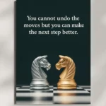 wall mounted move in silence quote metal poster