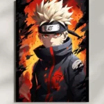 wall mounted naruto metal poster