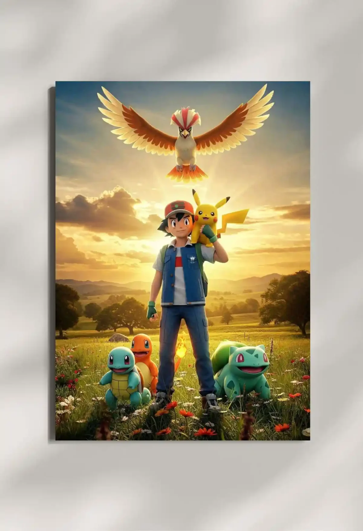 wall mounted pokemon metal poster wall mounted pokemon metal poster