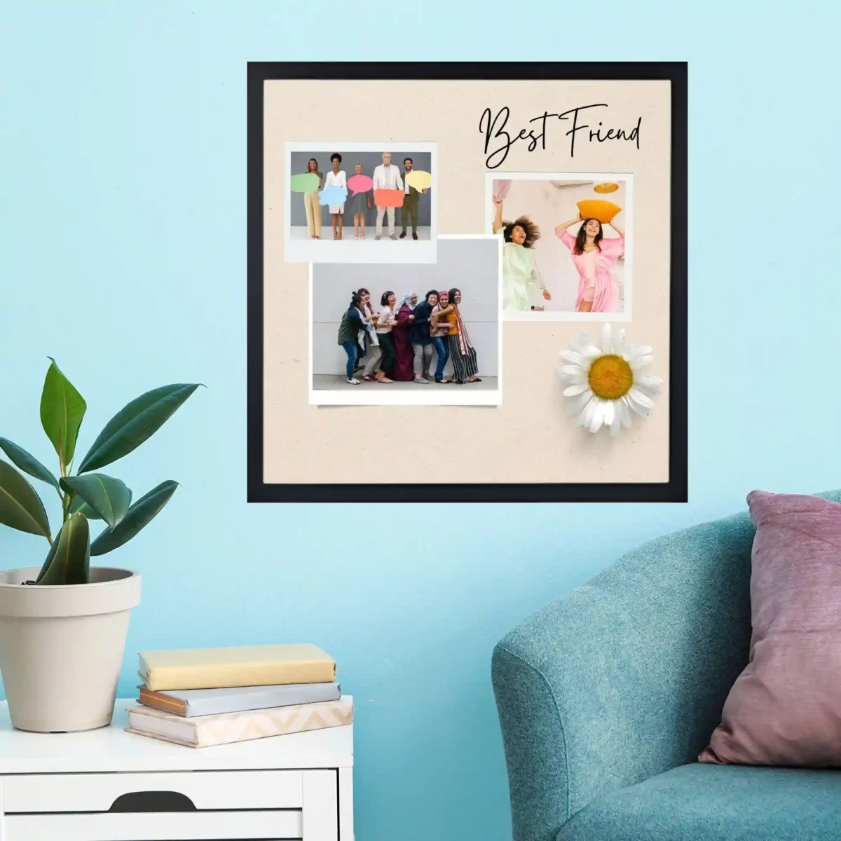 wall mounted pure happiness frame