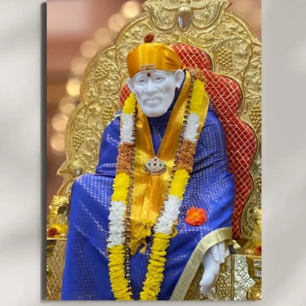wall mounted sai baba metal poster