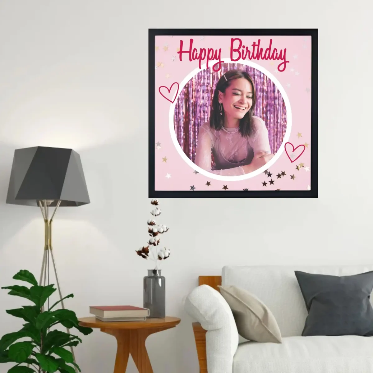 wall mounted shining moments birthday frame
