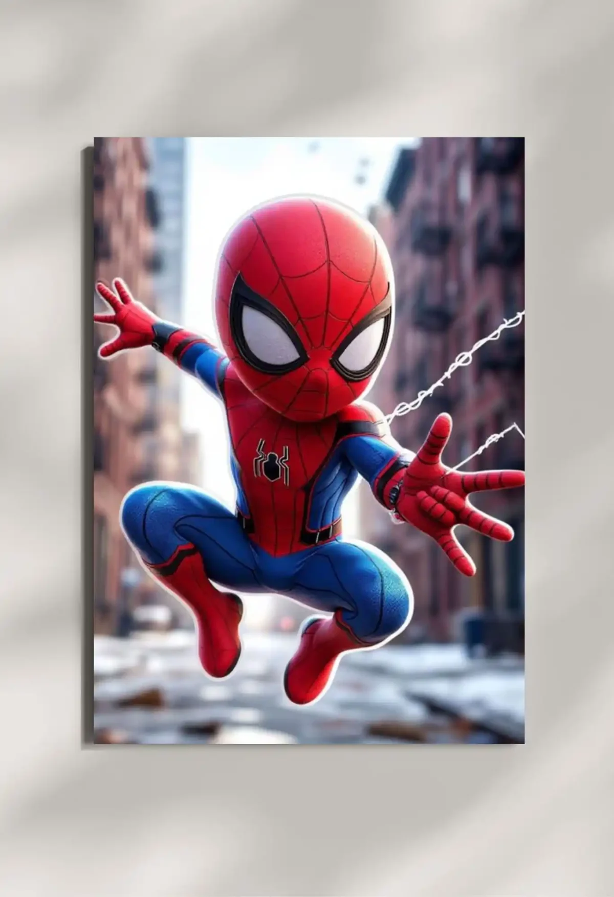 wall mounted spiderman marvel chibi metal poster wall mounted spiderman marvel chibi metal poster