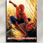 wall mounted spiderman marvel movie metal poster