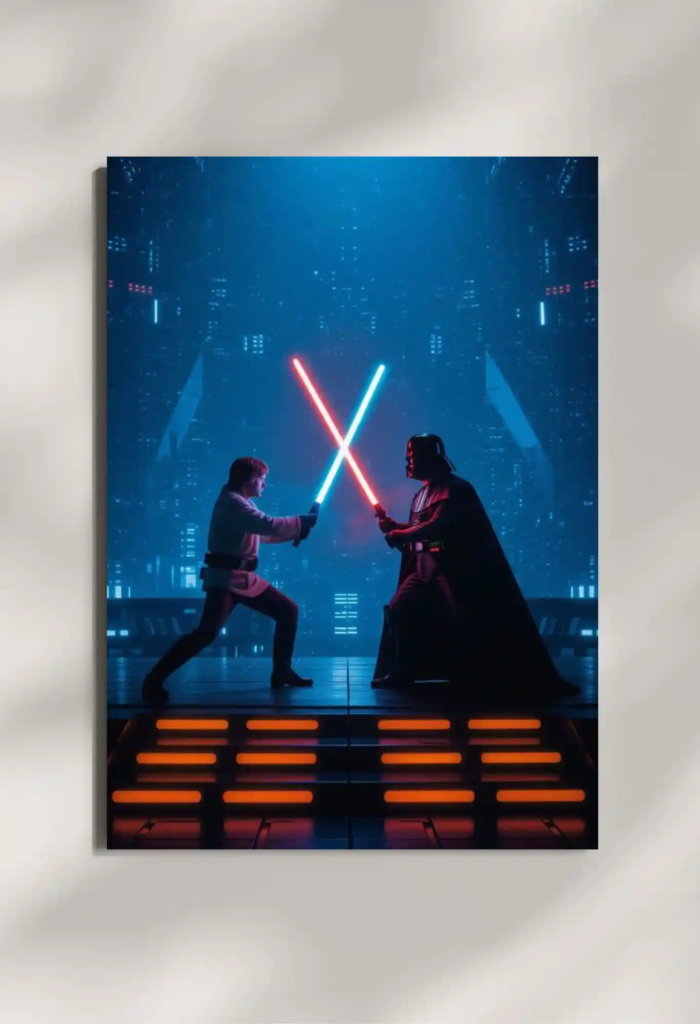wall mounted star wars metal poster