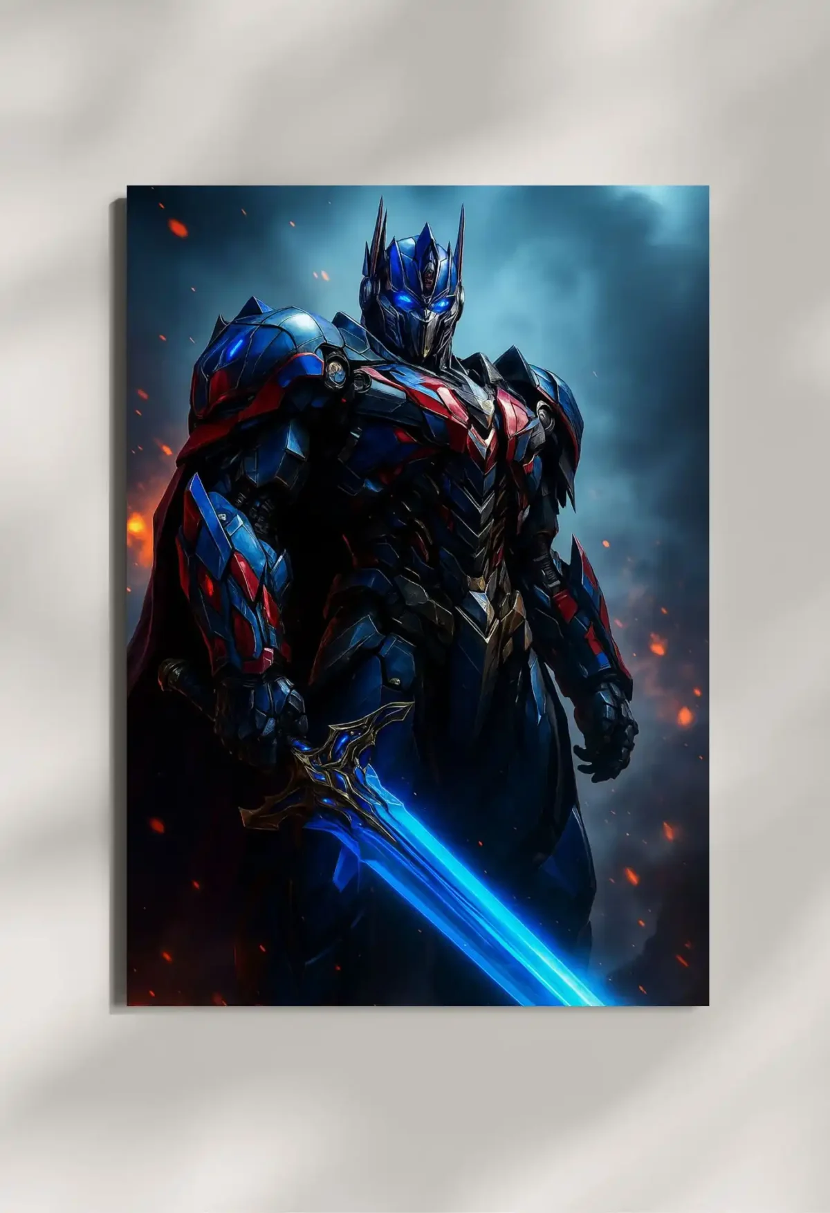 wall mounted transformers metal poster