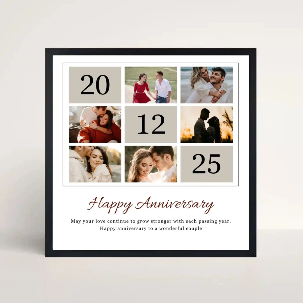 years of love frame front view