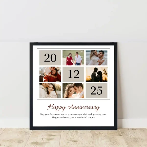 years of love frame on floor