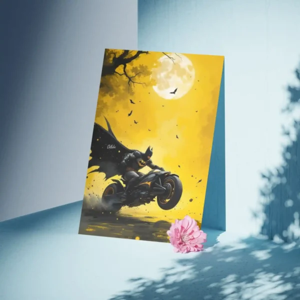 batman batmobile poster artistic display