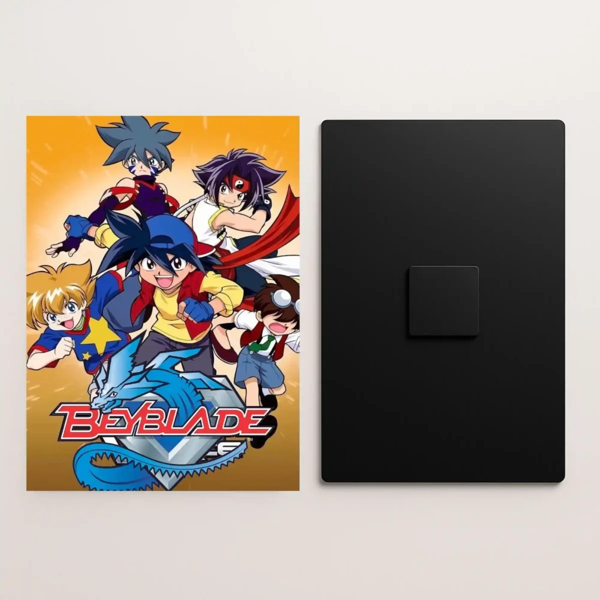 beyblade metal poster front and back preview