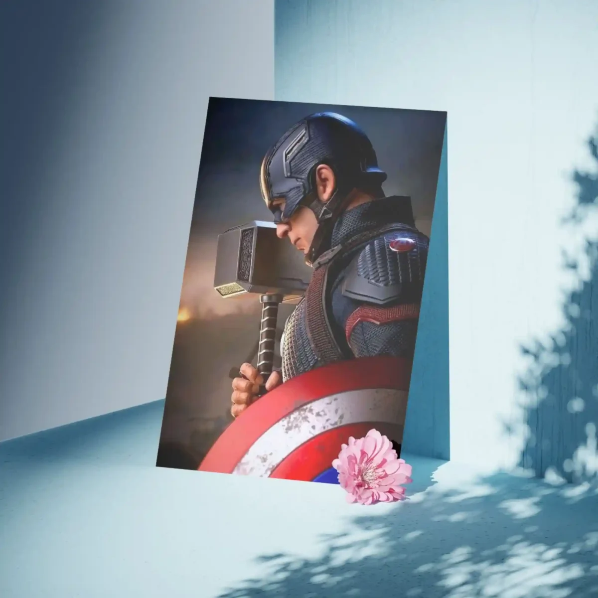 captain america steve rogers poster artistic display