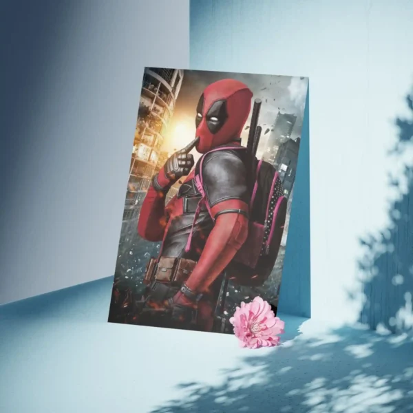 deadpool poster artistic display