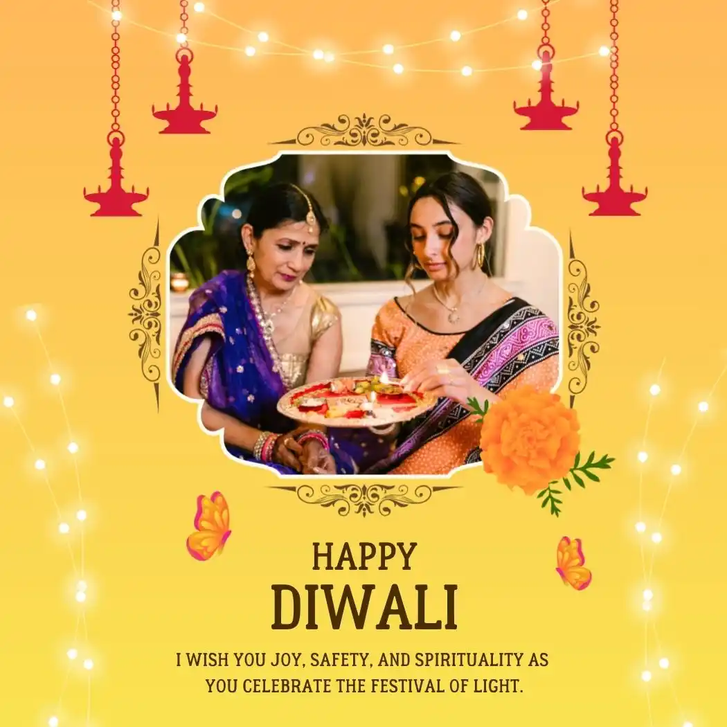 diwali fridge magnet