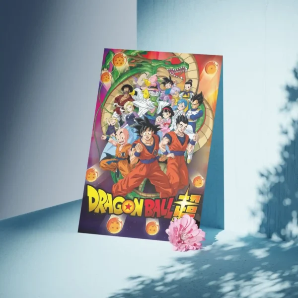 dragon ball z poster artistic display