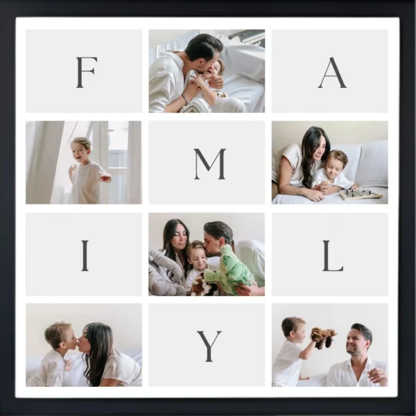 happy family photo frame