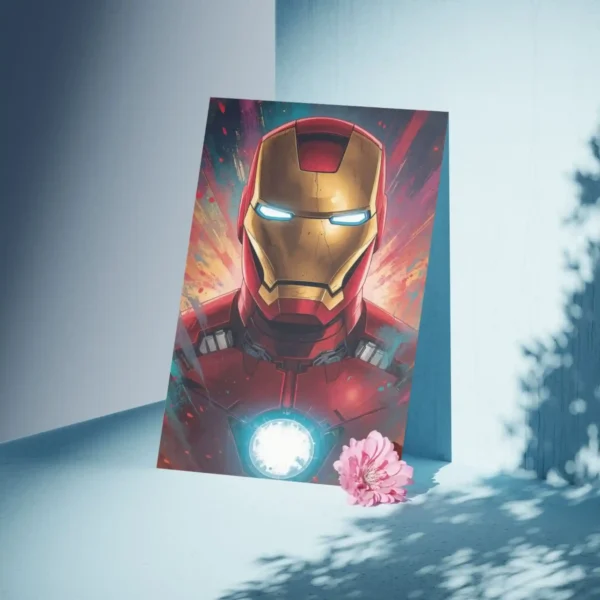 iron man poster artistic display
