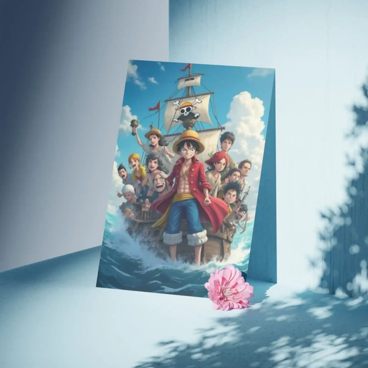 one piece poster artistic display