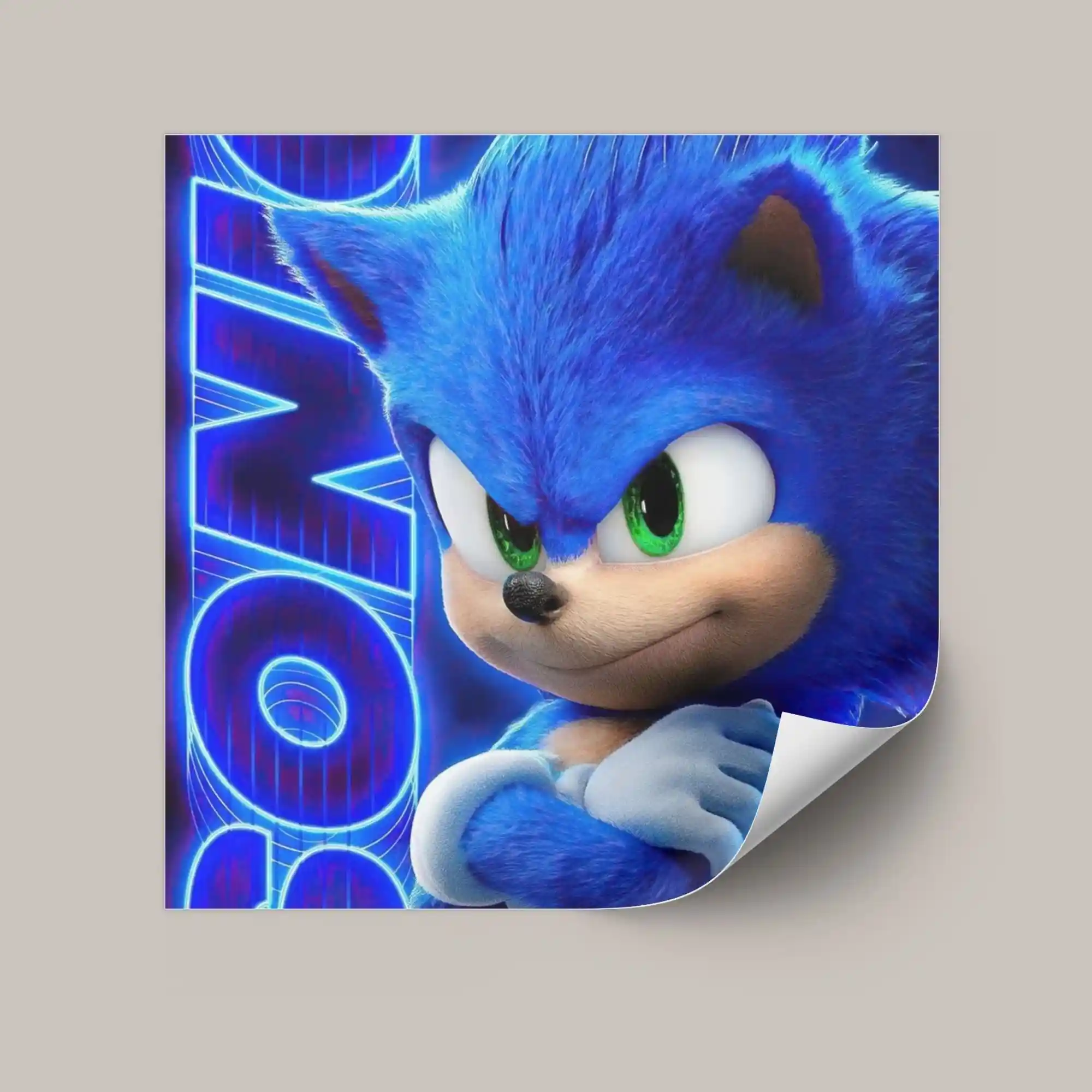sonic the hedgehog poster