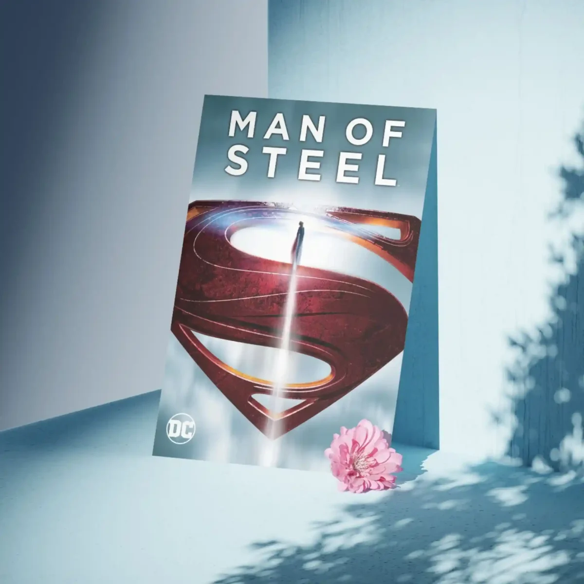 superman man of steel poster artistic display