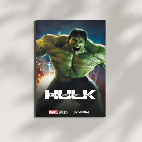 wall mounted hulk poster